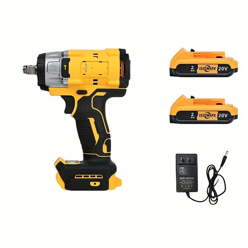 Impact Wrench for Dewalt 20V Battery, Cordless Brushless Impact Wrench (Battery Not Included)