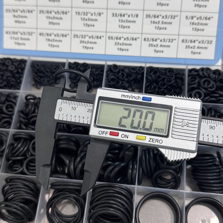 950pcs Nitrile O-Ring Seals Heavy-Duty Seal Kit, 20 Sizes/Pressure Washers, Pneumatics, Automotive