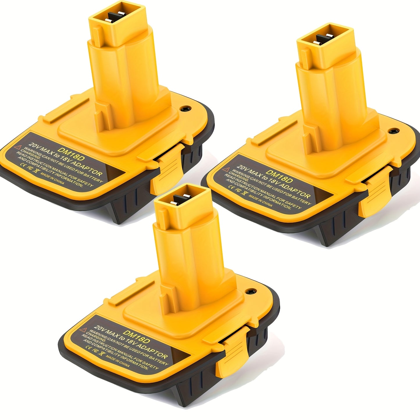 1/2/3pcs DM18D Converter/DW 18V to 20V Adapter w/USB Port/DW 18V Tools to DW 20V Li-ion Batteries