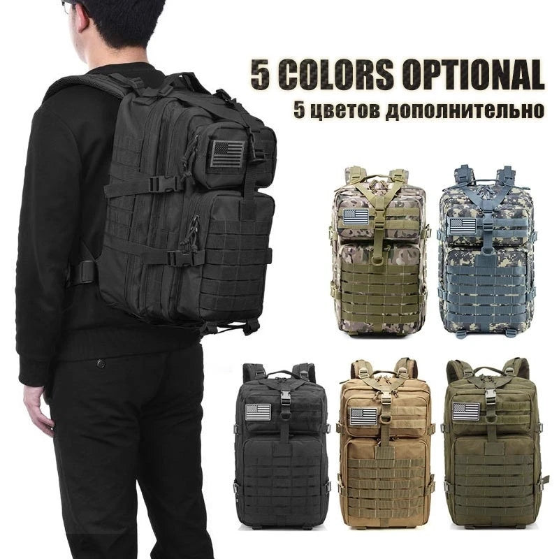 Oulylan 50L/30L Tactical Backpack Nylon Military Backpack Molle Army Knapsack Waterproof