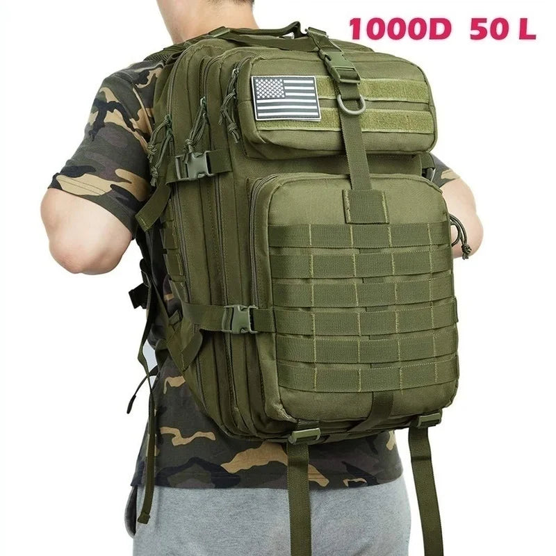 Oulylan 50L/30L Tactical Backpack Nylon Military Backpack Molle Army Knapsack Waterproof