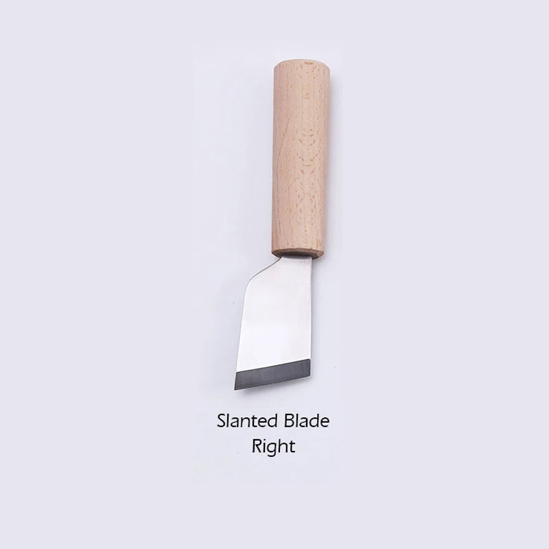 WUTA Professional Leather Craft Cutter Thinning Skiving Tool High Speed Steel Right/Left Handed