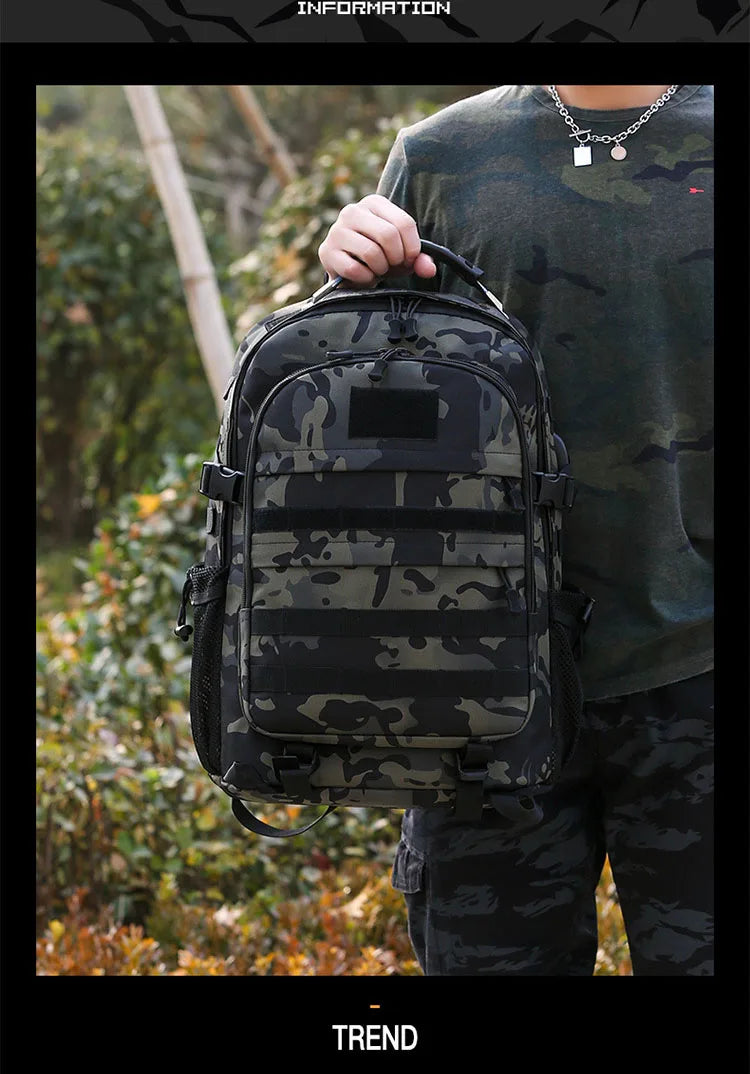 Military Tactical Rucksack Hiking Camping Hunting Bags Sports Travel Bag  Waterproof Backpack