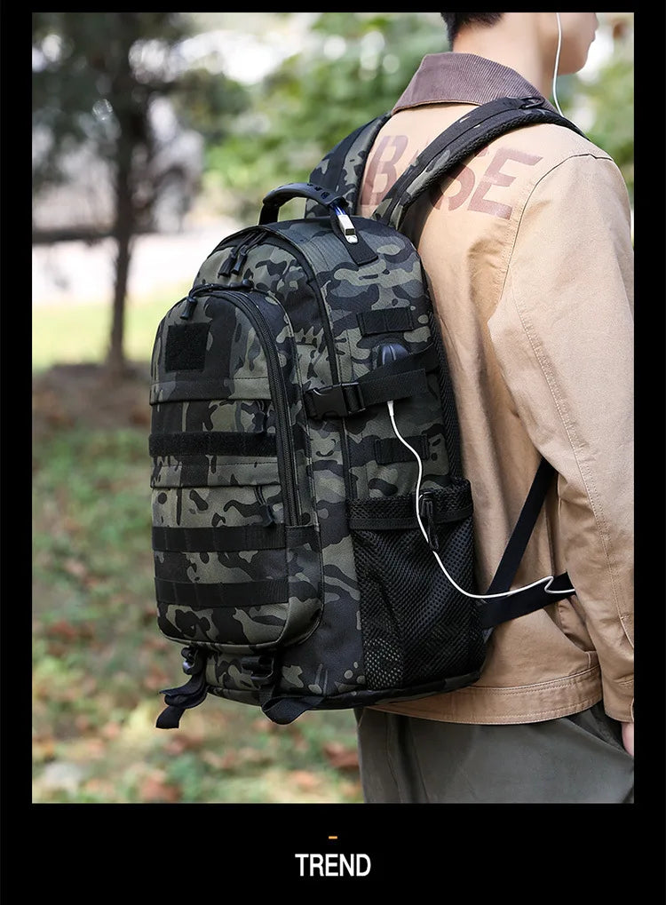 Military Tactical Rucksack Hiking Camping Hunting Bags Sports Travel Bag  Waterproof Backpack