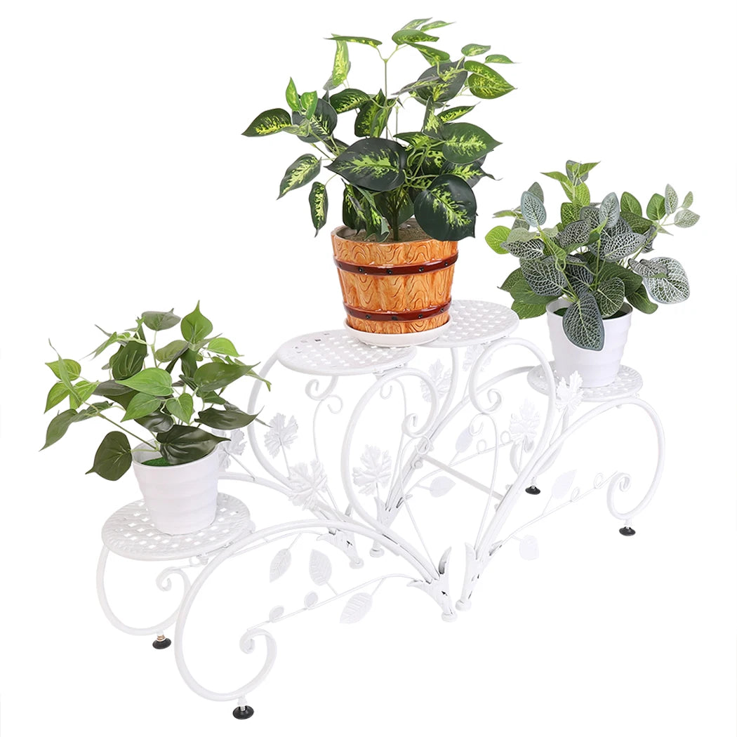 2PCS Classic Tall Plant Stand Art Flower Pot Holder Rack Planter Outdoor Indoor Patio - My Store