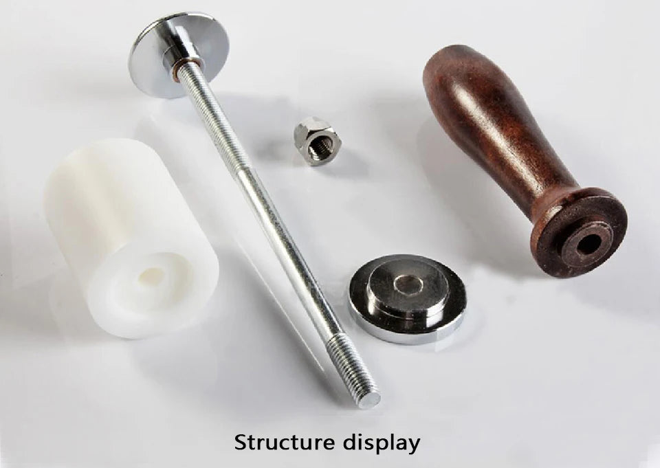 WUTA Professional Leather Carve Hammer 460g Nylon Hammers Mallet Wood Handle For Leathercraft