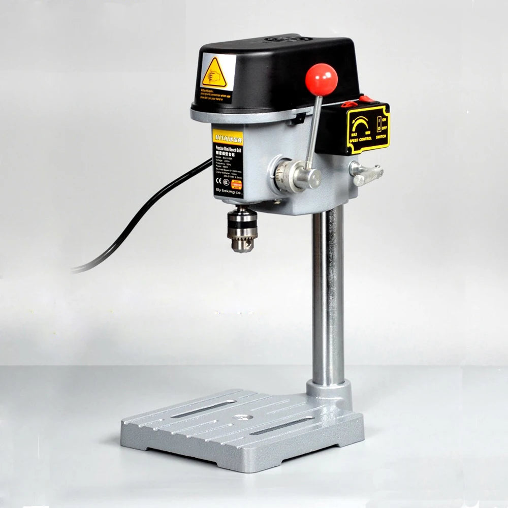 New 340W Portable Mini Table Electric Drill Press 110V Drill Bits Power Tools 0.6mm-6.5mm