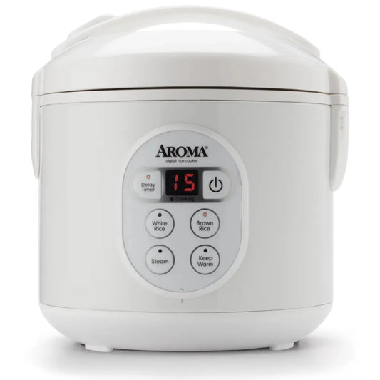 Aroma® 8-Cup (Cooked) / 2Qt. Digital Rice & Grain Multicooker Electric Pressure Cooker Programmable - My Store