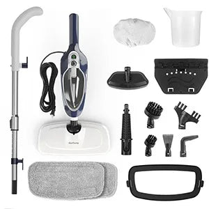 Steam Mop - 10-in-1 Floor Steamer Detachable Handheld Steam Cleaner with 11 Accessories