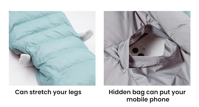 MOUNTAINTOP Down Fill Sleeping Bag Ultralight Backpacking Sleeping Bag Comfort