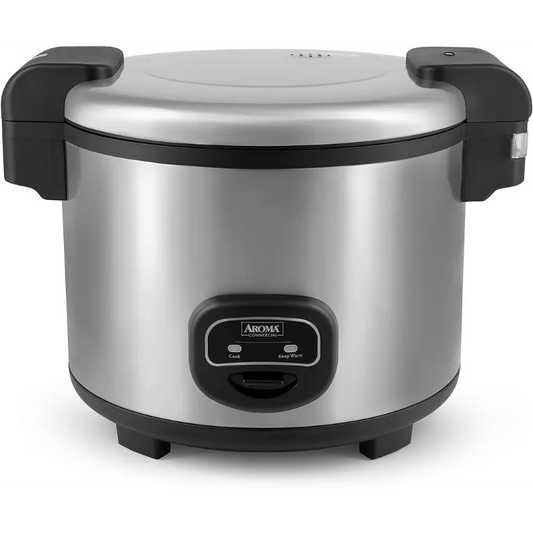 Aroma Housewares 60-Cup (Cooked) (30-Cup UNCOOKED) Commercial Rice Cooker, Stainless Steel Exterior (ARC-1130S) - My Store