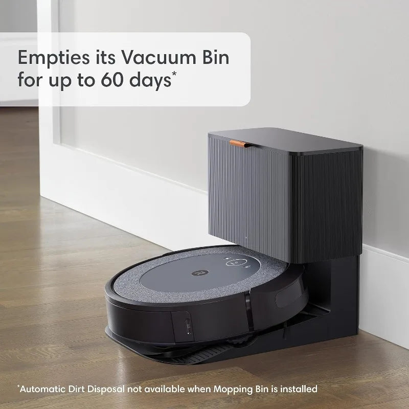 Self-Emptying Robot Vacuum and Mop, Clean by Room w/ Smart Mapping, Empties Itself for Up to 60 Days