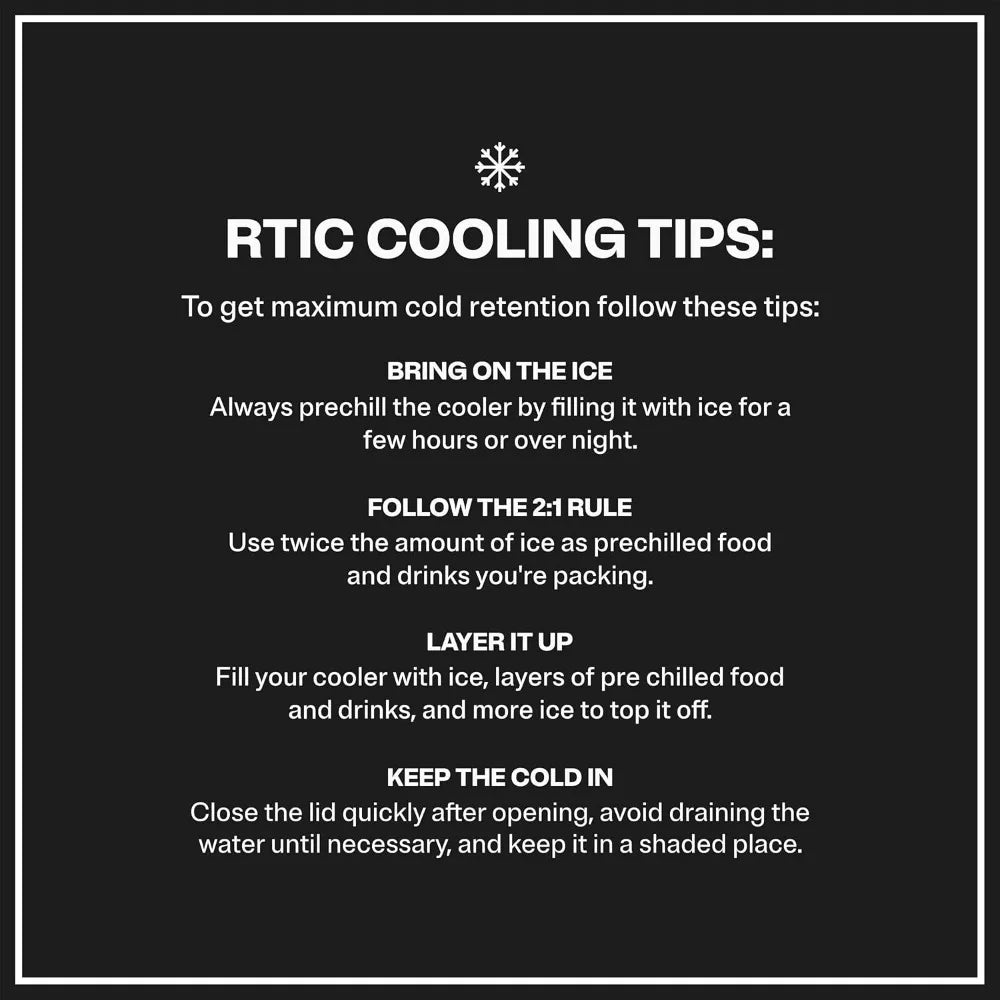 Ultra-Light 52 Quart Hard Cooler Insulated Portable Ice Chest Box for Beach, Drink, Beverage