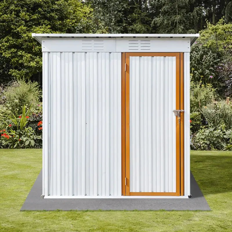 Outdoor metal garden storage sheds 5ftx3ft resistance to fire rot Sports equipment camping storage