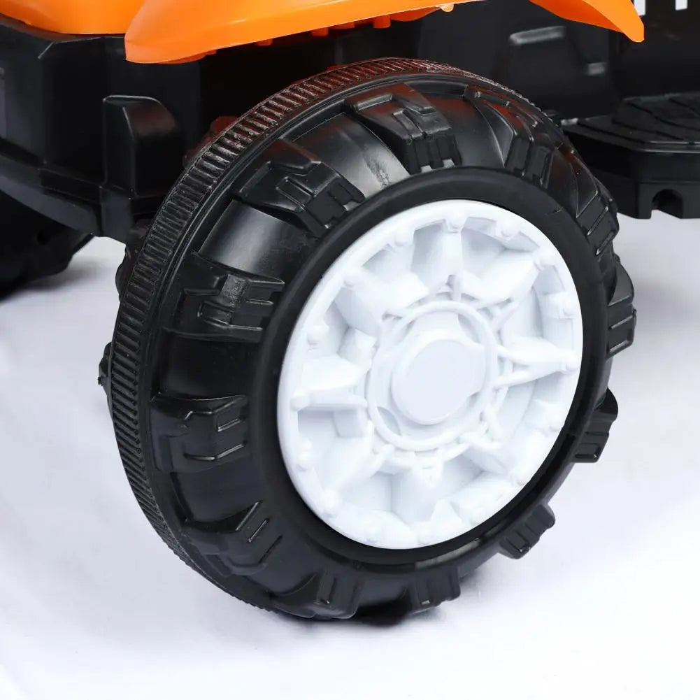 Ride on Excavator, Battery Powered Digger, Forward & Backward, Motor Arm, Music Sounds