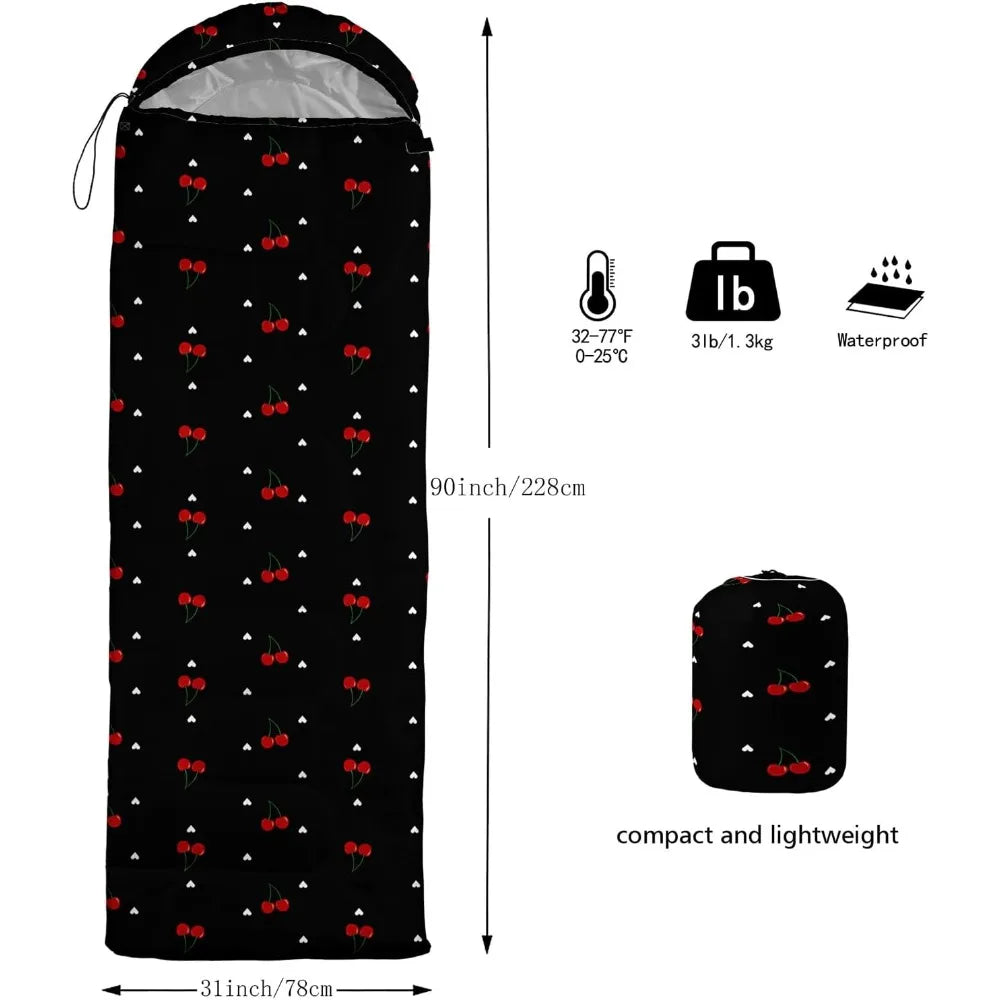 Camping Sleeping Bags,3 Season Warm & Cool Weather,Lightweight,Waterproof Sleeping Bags