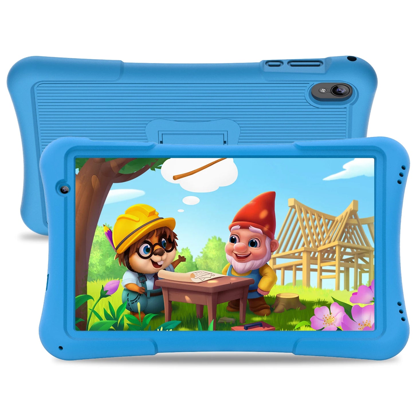PRITOM 10" kids tablet Android 12, 4GB(2+2)+32GB, Quad Core, 6000 mAh, WiFi 6/Dual Camera, Bluetooth