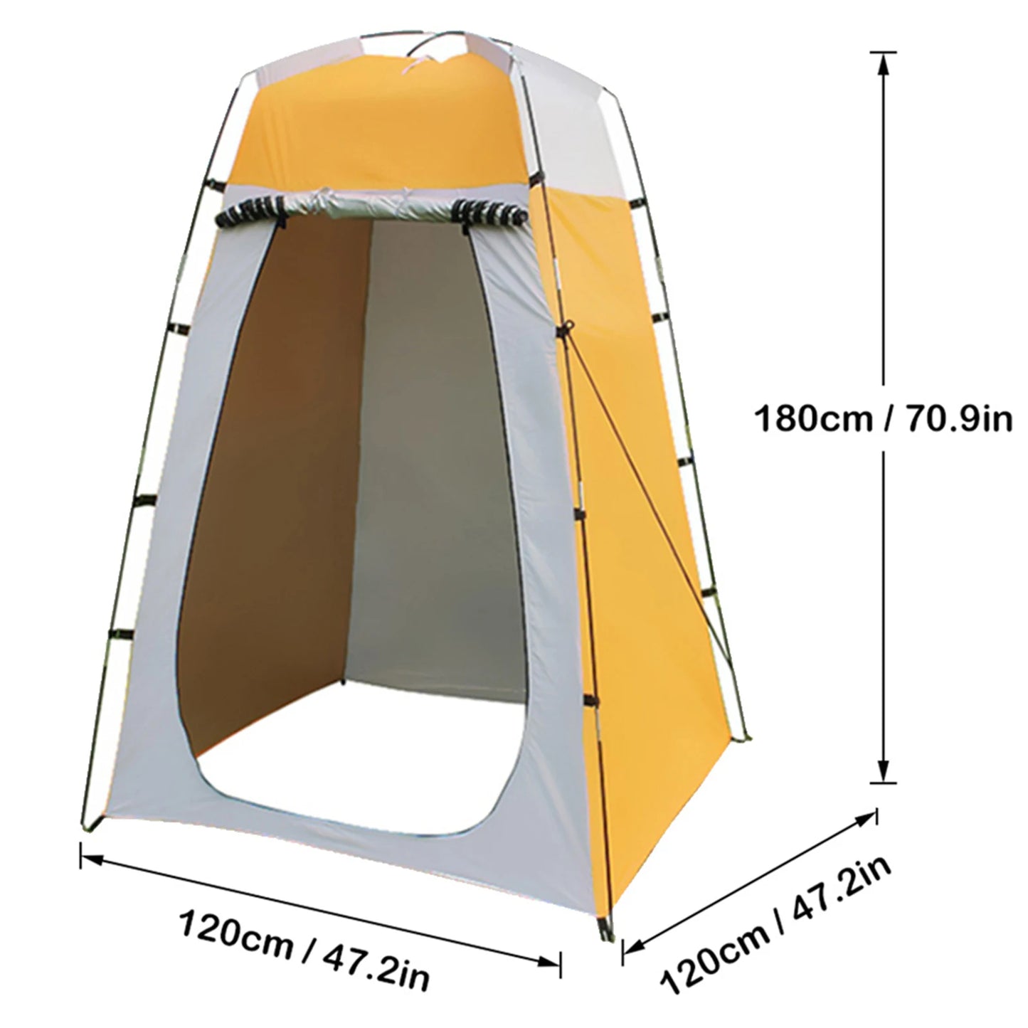 Camping Tent for Shower 6FT Privacy Changing Room for Camping Biking Toilet Shower Beach Shower Tent