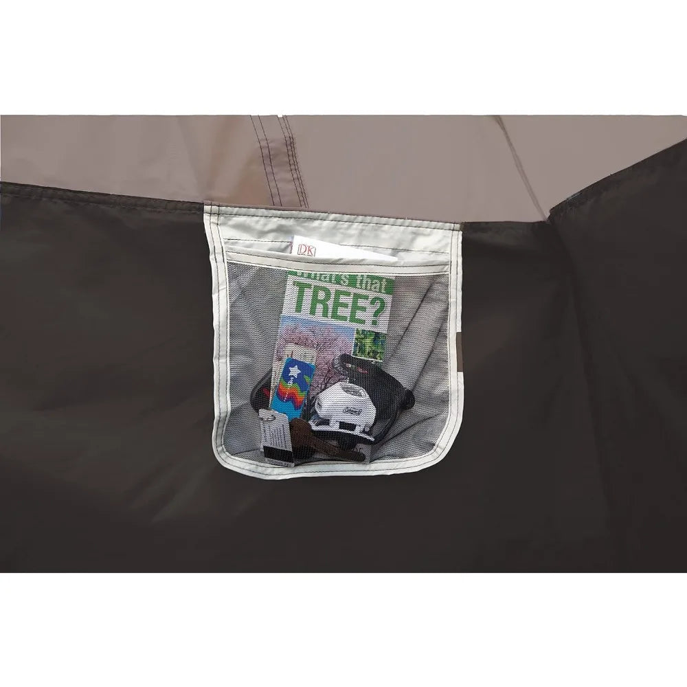 Tent with Instant Setup, 4/6/8/10 Person Weatherproof Tent with Weather Tec Technology w/Carry Bag