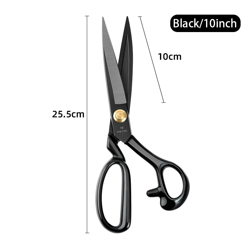WUTA Professional Scissors Extreme Sharpness Cutting Leather Fabric Heavy Duty Metal Scissors