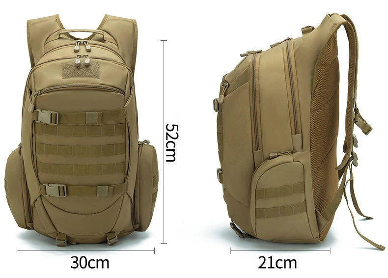55L Tactics Backpack High Capacity Camping Backpacks Outdoor Army Camouflage Shoulder Bag
