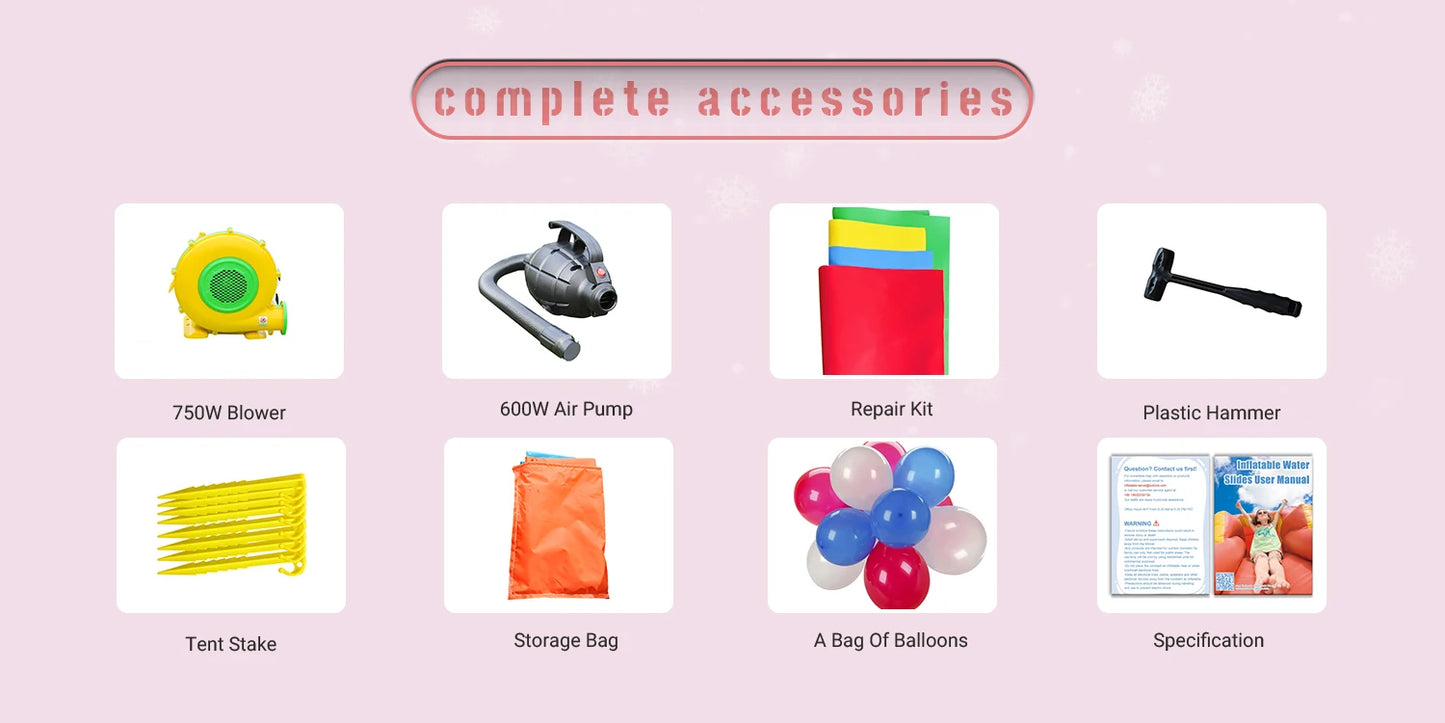 Inflatable 3M 10FT PVC Bubble House Inflatable Children's Toys Castle With 750W Air Blower