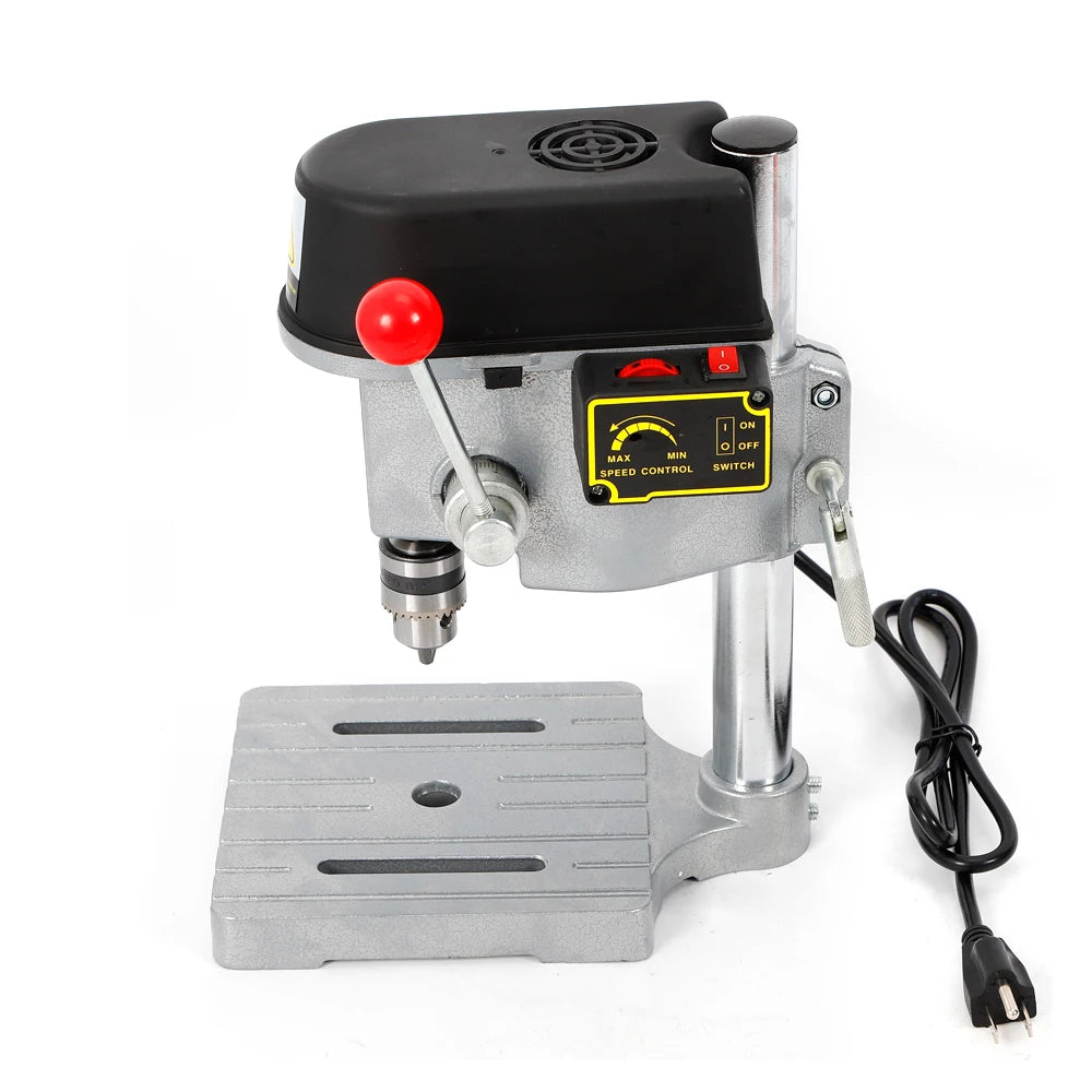 New 340W Portable Mini Table Electric Drill Press 110V Drill Bits Power Tools 0.6mm-6.5mm