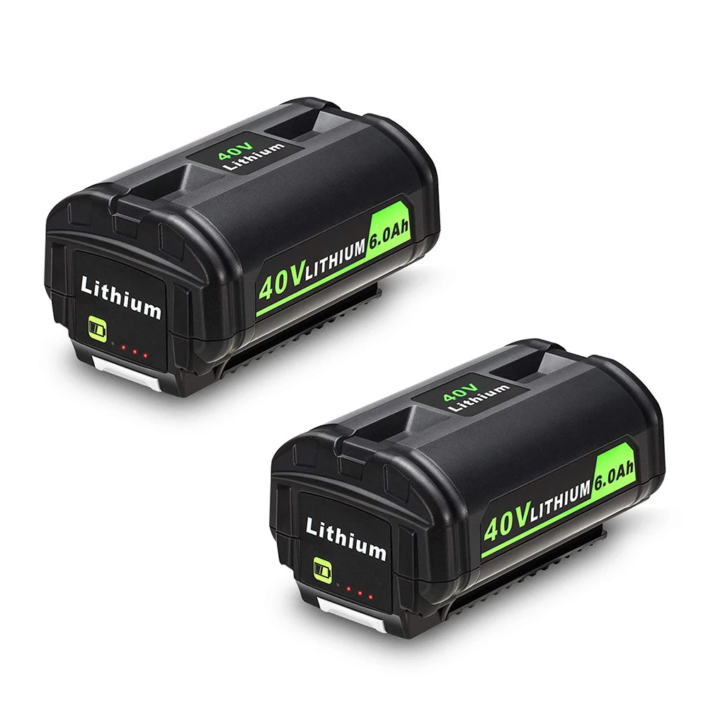 Ryobi OP40401 Battery 40V 6.0Ah Ryobi OP4026 OP4030 OP4050 OP4060A OP40201 OP40301 Batteries