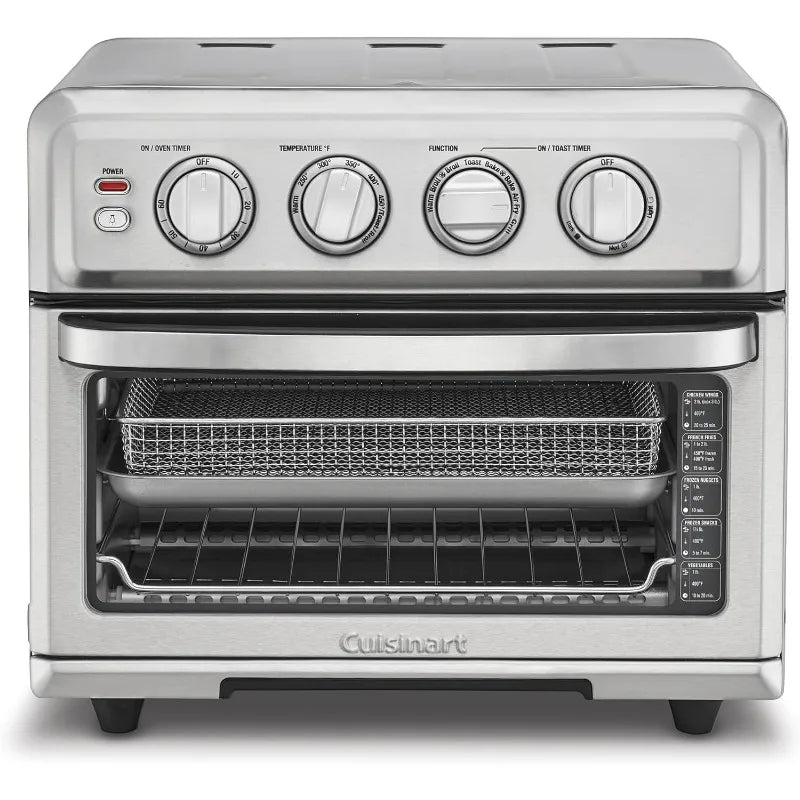 Cuisinart Air Fryer + Convection Toaster Oven, 8-1 Oven, Blue, Black or Stainless Steel, TOA-70