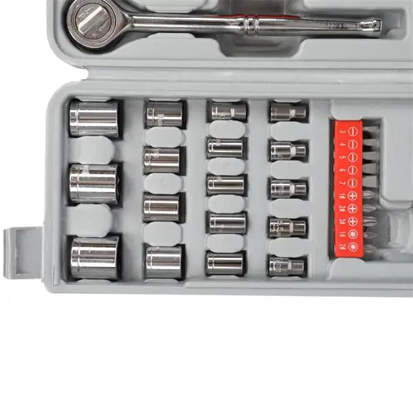 186pc New and Quality Tool Set Grey & Black For Multiple Scenarios