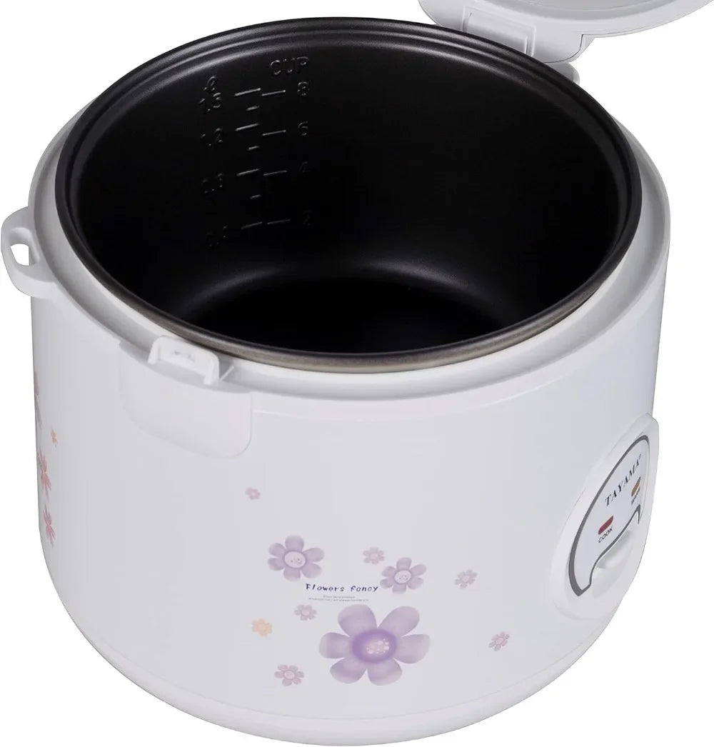 TAYAMA Automatic Rice Cooker & Food Steamer 10 Cup, White (TRC-10RS)