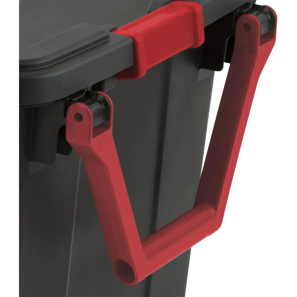 40 Gallon 2-Pack Heavy-Duty Plastic Storage Bins with Lids and Secure Buckles