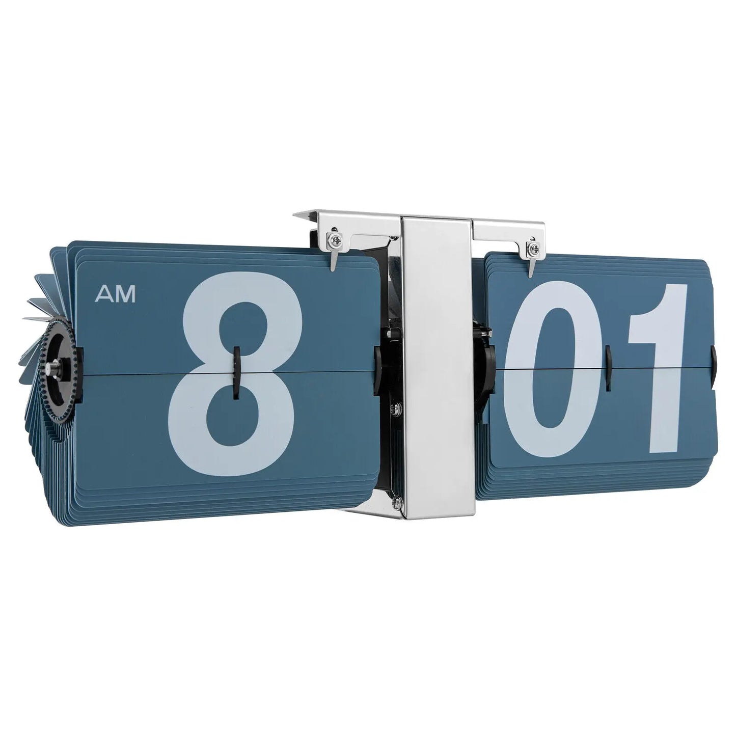 Retro Digital Flip Desk Clock, Shelf Clock, Battery Powered, Flipping Out Wall/Tabletop Flip Clock