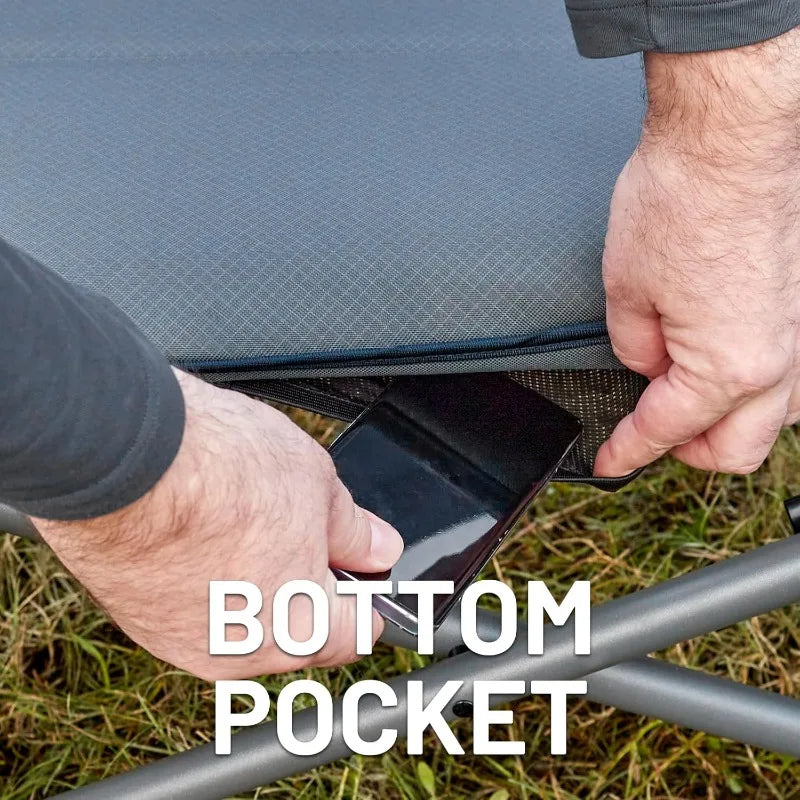 XXL Upgraded Oversized Directors Chairs With Foldable Side Table, Detachable Side Pocket, Heavy Duty