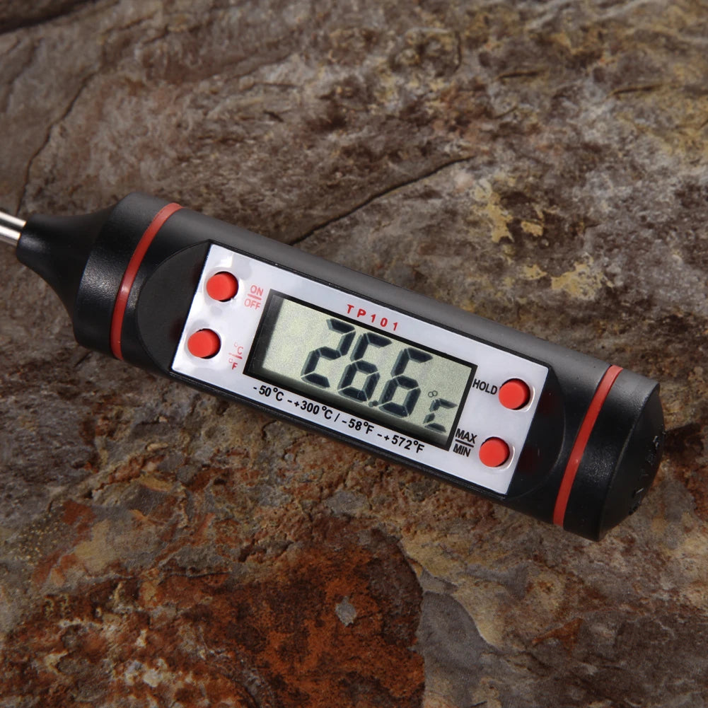1-10pcs Oil Thermometer Digital Meat Temperature Meter Kitchen Needle Food Thermometer - My Store