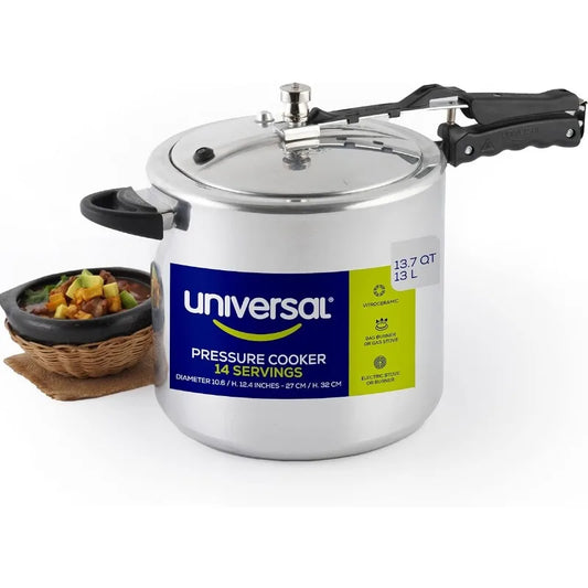 13.7 Quart / 13 Liter Pressure Cooker, Pressure Canner With Multiple Safety Systems and Heat Resistant Handles - My Store