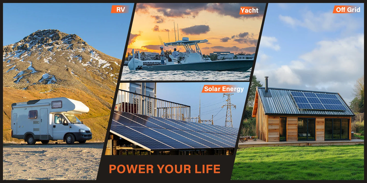 Humsienk LiFePO4 Lithium Battery 12V 100AH MAX With 100A BMS Protect Portable