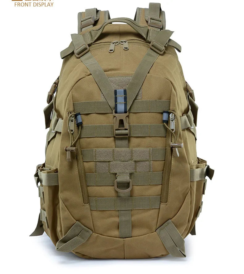 Military Tactical Backpack Men Assault Pack Army Molle Bag 25L 900D Waterproof Hiking Rucksack