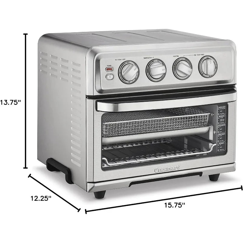 Cuisinart Air Fryer + Convection Toaster Oven, 8-1 Oven, Blue, Black or Stainless Steel, TOA-70