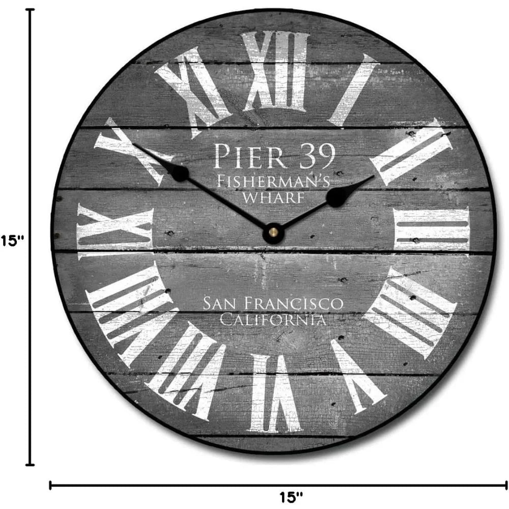 Blue Mustang-Themed Neon Wall Clock, 15-Inch, Classic Car Enthusiast Decor, Timepiece