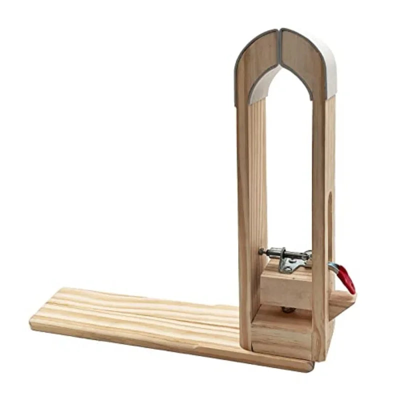 Leather Stitching Pony DIY Leather Stitching Clamp with PU Leather Wood Pony Horse Clamp