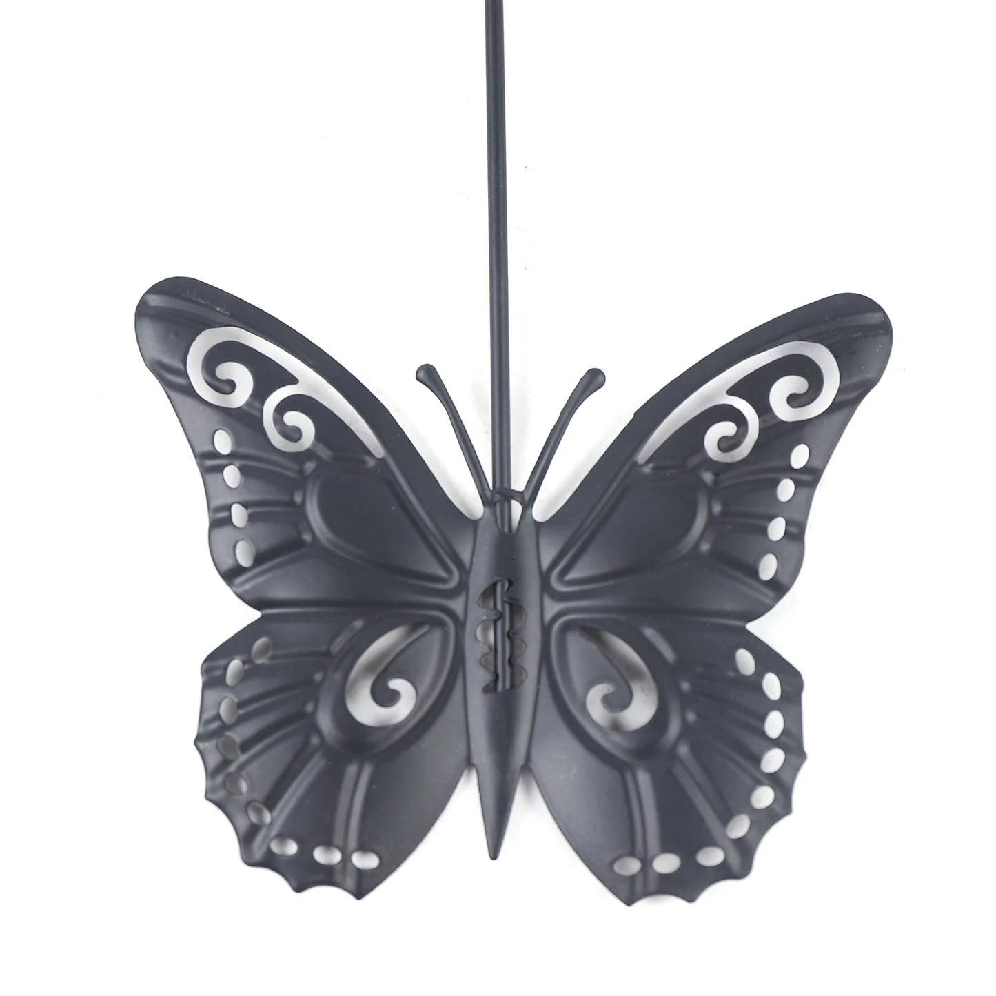 20inch Large Round Butterfly Wall-mounted Clock Creative Iron Craft Modern Metal Quartz Clock