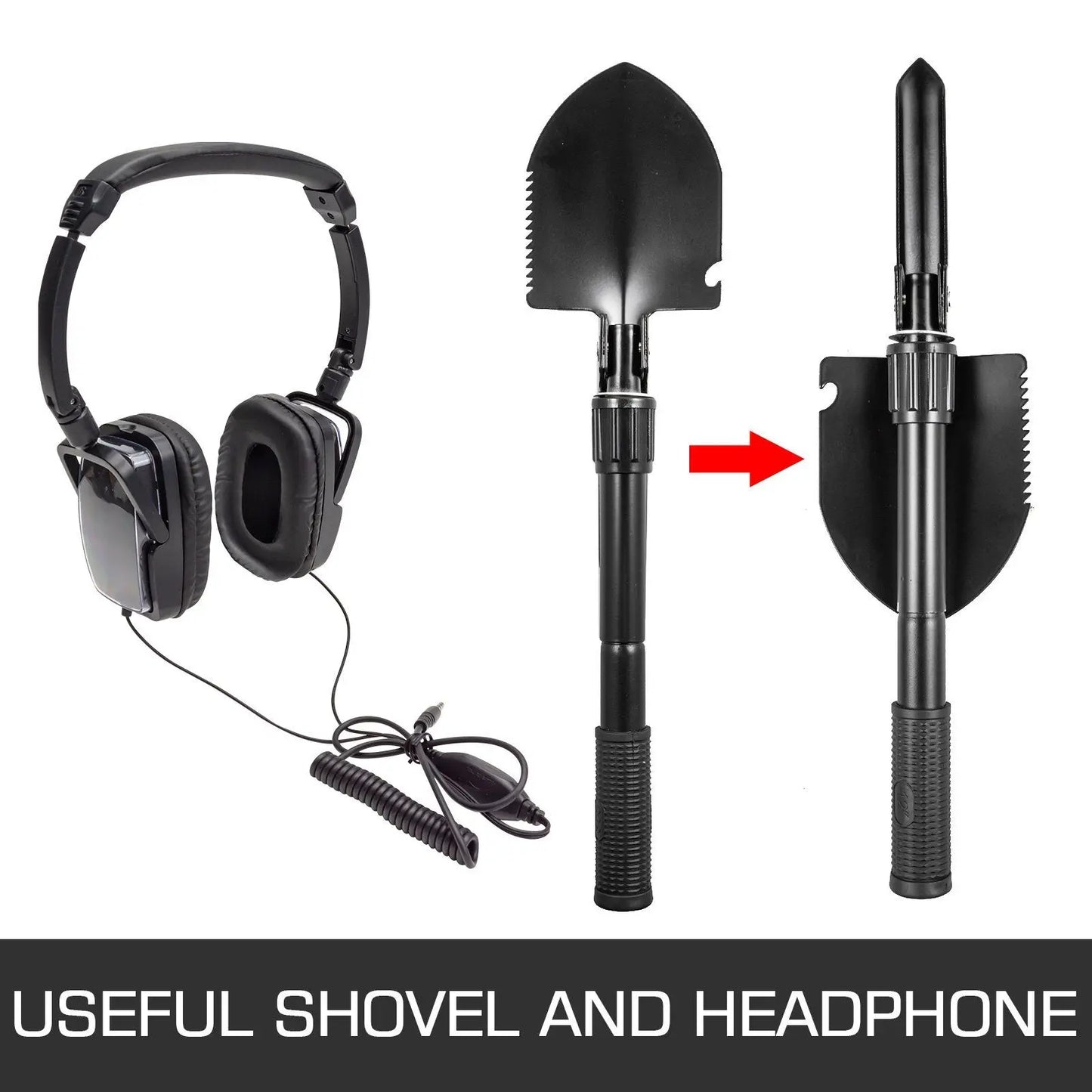 VEVOR Metal Detector Waterproof Disc Metal detectors Underwater Underground high Accuracy LCDDisplay