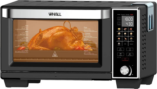 WHALL Toaster Oven Air Fryer, 30-Quart Smart Oven,11-in-1 Toaster Oven, Red, Black or Silver