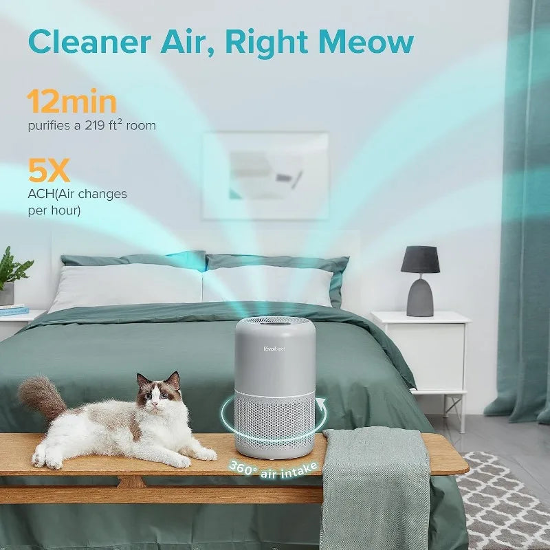 LEVOIT Air Purifiers for Pets in Home , Efficient Activated Carbon Filter for Hair Dander Odors