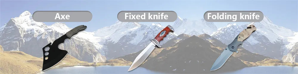 Stainless Steel Multifunctional Knife Scissors Straight Knives Mechanical Folding Knife Scissors Interchangeable - My Store