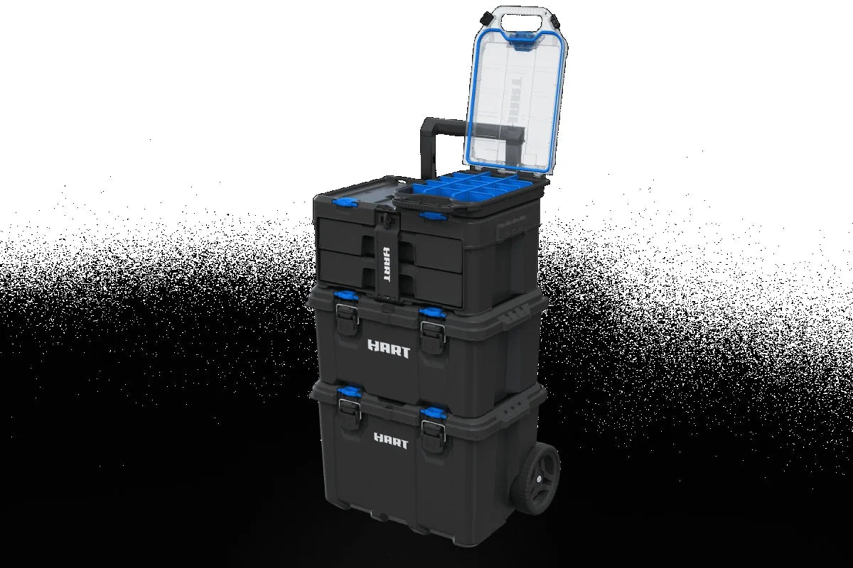 Hart Stack System Two Drawer Tool Box, Fits Hart's Modular Storage System, Top Box w/2 drawers only