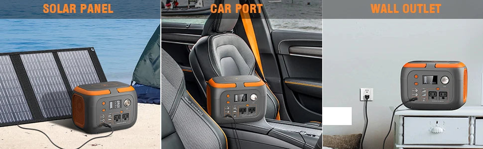 300W Portable Power Station 260Wh/70000mAh Solar Generator 110V Outlet Solar Power for Laptop