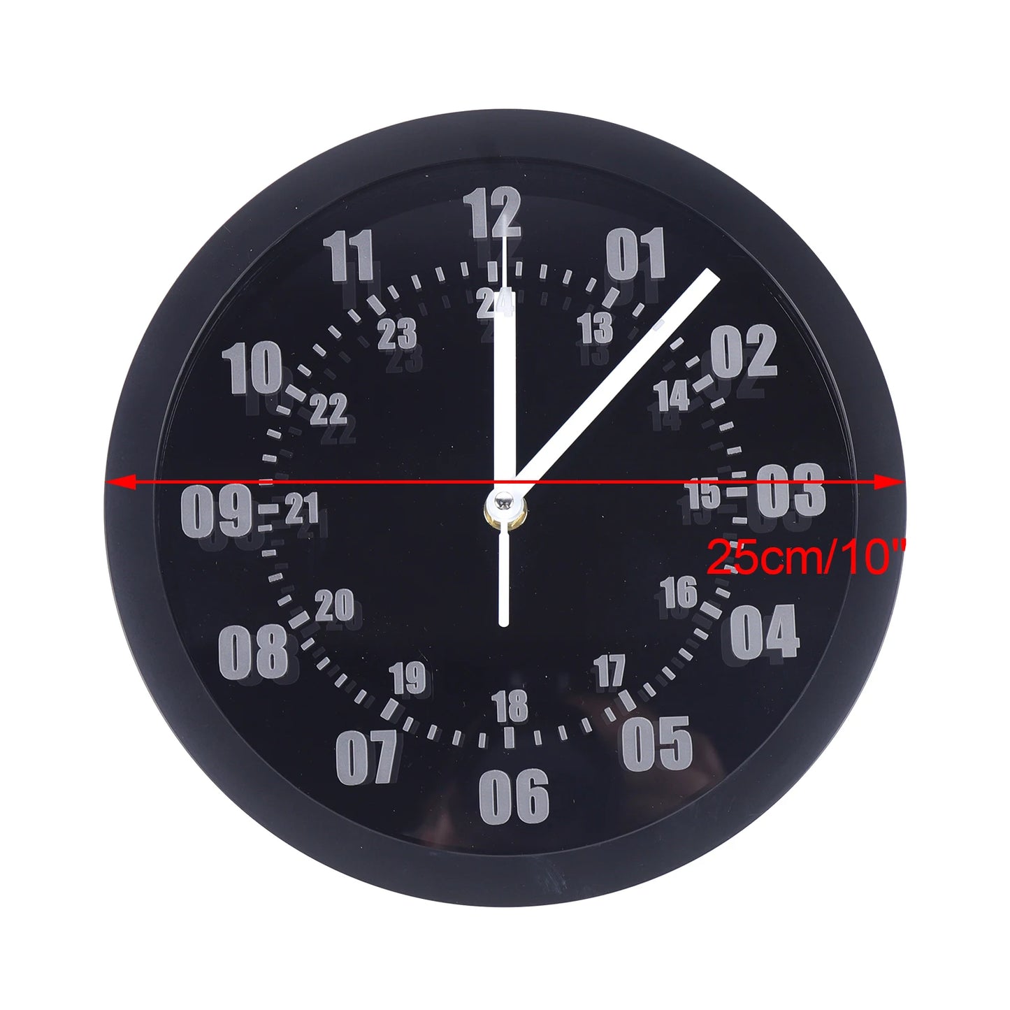 LED Indoor Outdoor Wall Clock Remote Control Luminous Wall Clock Night Lighting 12/24 Hour Display