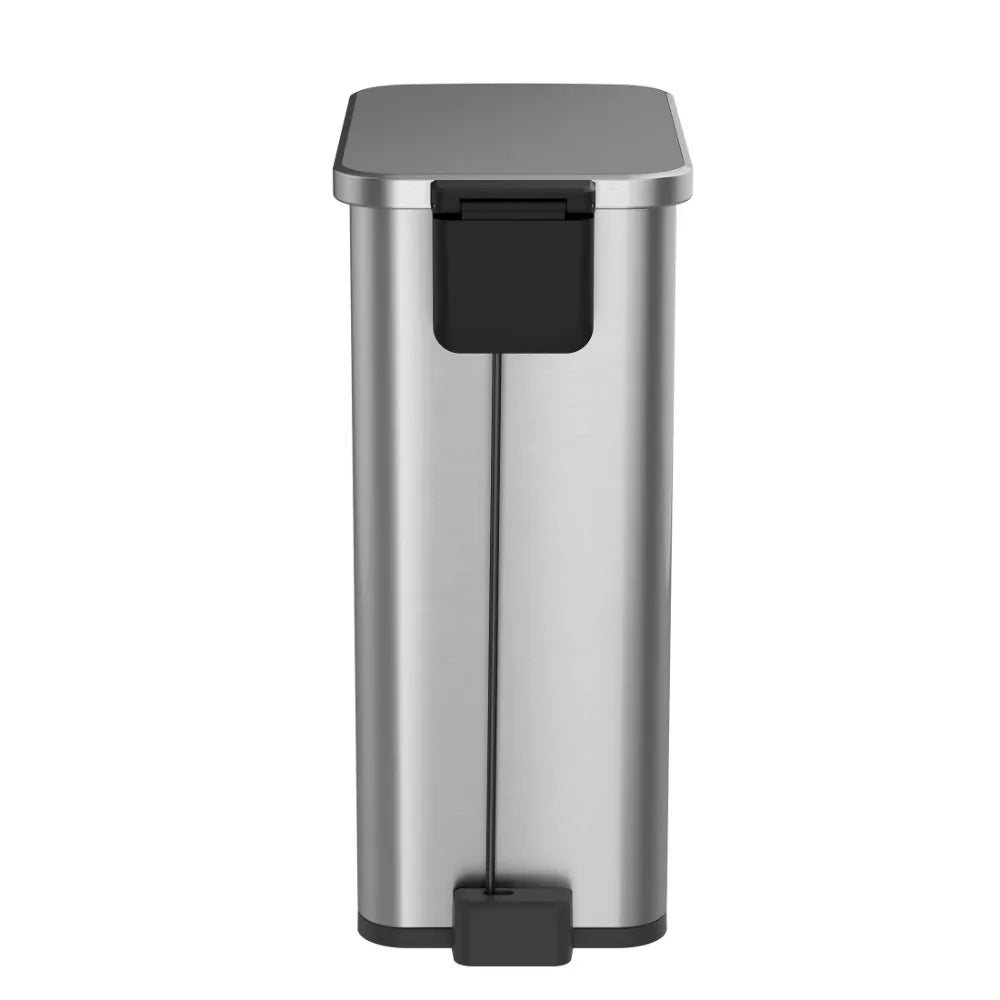 Trash Can 13.2 Gallon Slim Trash Can Wastebasket Recycle Bin Food Waste Household Cleaning Tools